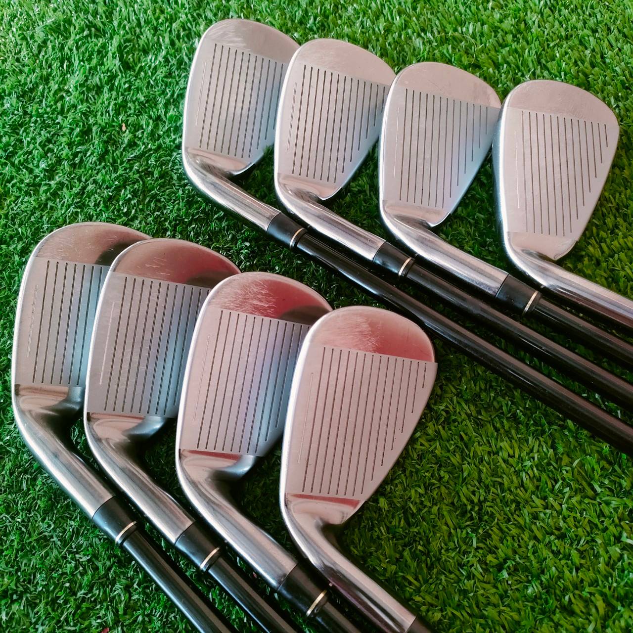 ชุดเหล็ก TAYLORMADE BURNER มีเหล็ก 5-9 เเละ PW AW SW ก้าน RE*AX SUPERFAST FLEX R ตีง่าย ตีไกล และตีมันส์!! ไม้กอล์ฟมือสอง ของแท้ BY NakaraLuxurious
