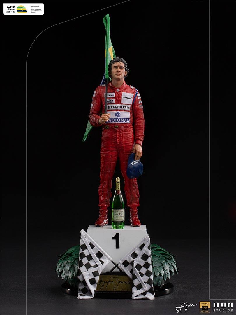 [สั่งจอง]Iron Studios ASENNA39420-10 Deluxe Art Scale 1/10 : Ayrton Senna – GP Brazil 1991