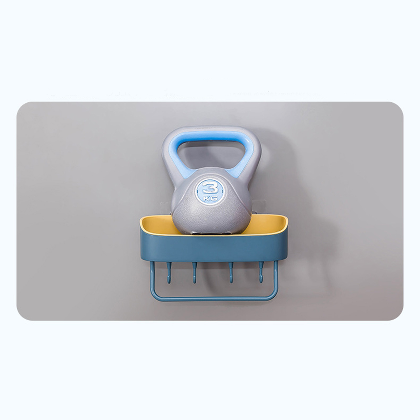 ชั้นวางติดผนัง ตะขอแขวน+ราวแขวน ลายก้อนเมฆ มีให้เลือก 4สี ติดแน่น ไม่ต้องเจาะผนัง แข็งแรง ดีไซน์สวย