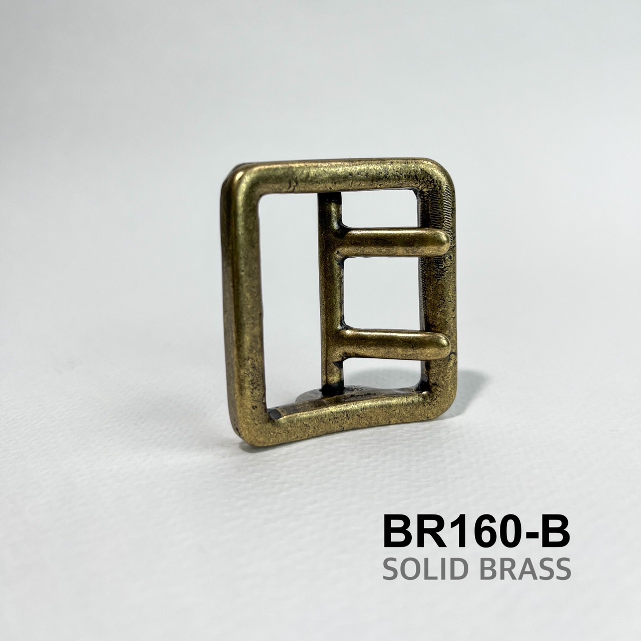 ฺBR160-ฺB หัวเข็มขัดทองเหลืองทำผิวสนิม ขนาด 38มิลหรือ 1.5นิ้ว ** ราคาต่อชิิ้น**