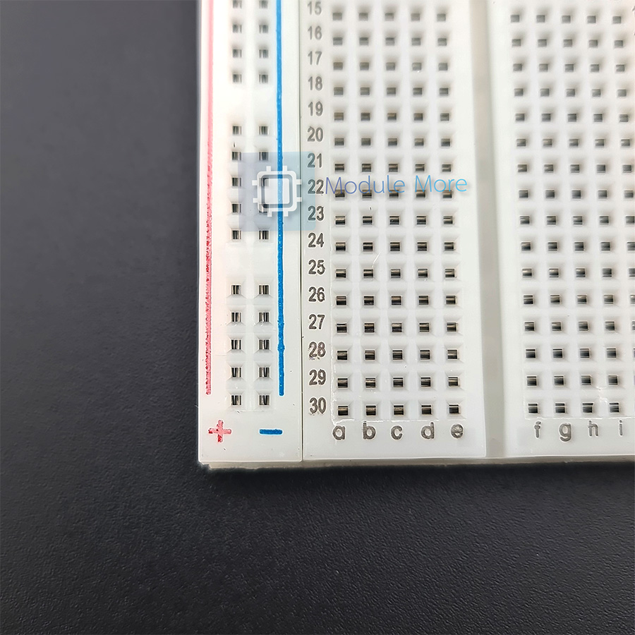 Breadboard 400 holes บอร์ดทดลอง Mini Solderless PCB Breadboard Universal Test Breadboard