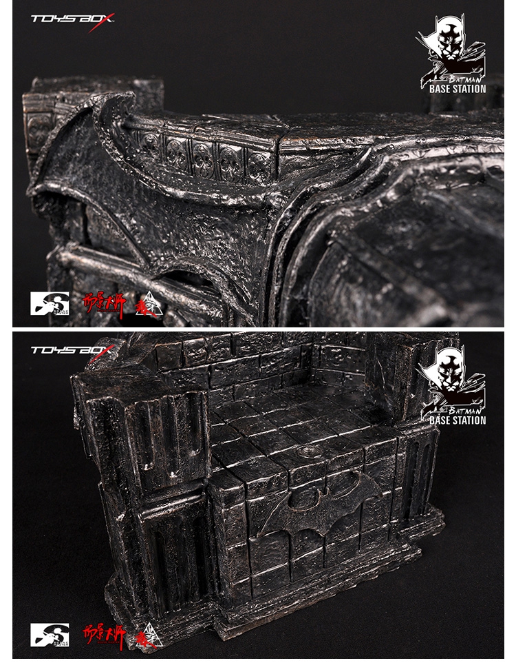 [สั่งจอง] ฐานหัวกากอยแนวโกธิค เหมาะสำหรับอัศวินราตรี Toys box SM001 1/6 Bat Base Station