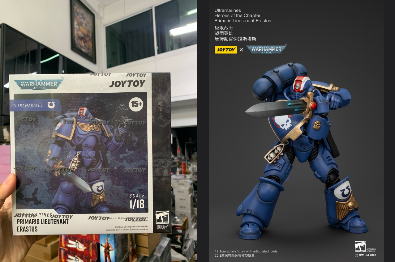[พร้อมส่ง]Joy Toy 1/18 : Ultramarines - JT2481 : Primaris Lieutenant Erastus