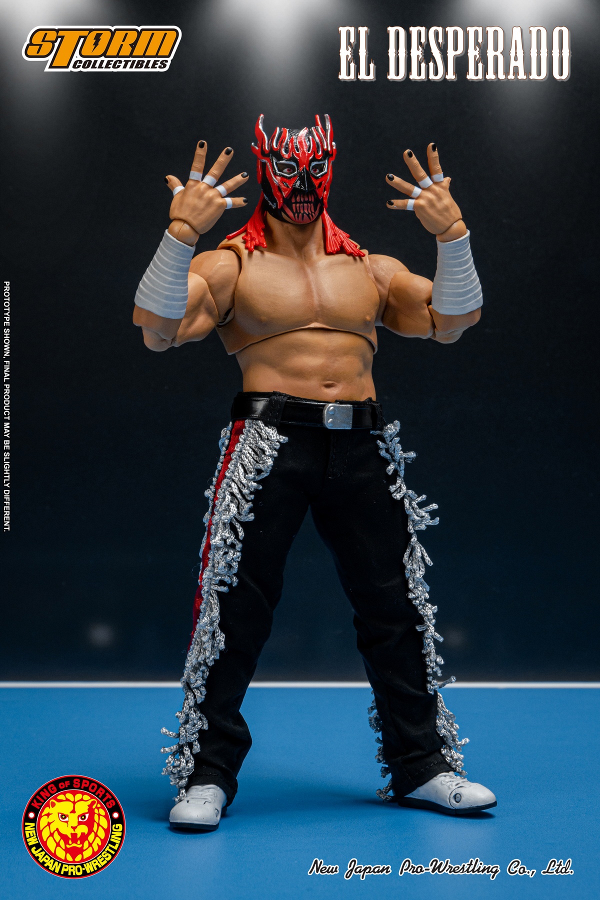 [สั่งจอง]Storm Toys NJED01 1/12 : EL DESPERADO (Red Mask Version) New Japan Pro Wrestling