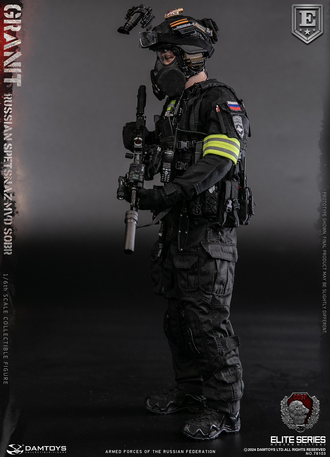 [สั่งจอง]DAMTOYS : 1/6 RUSSIAN SPETSNAZ MVD SOBR GRANIT