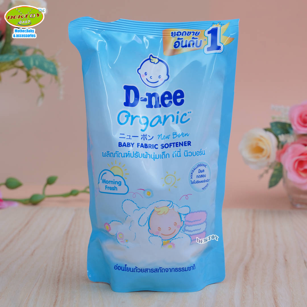 D-nee ดีนี่น้ำยาปรับผ้านุ่มดีนี่ กลิ่น Morning Fresh 550 มล.สีฟ้า