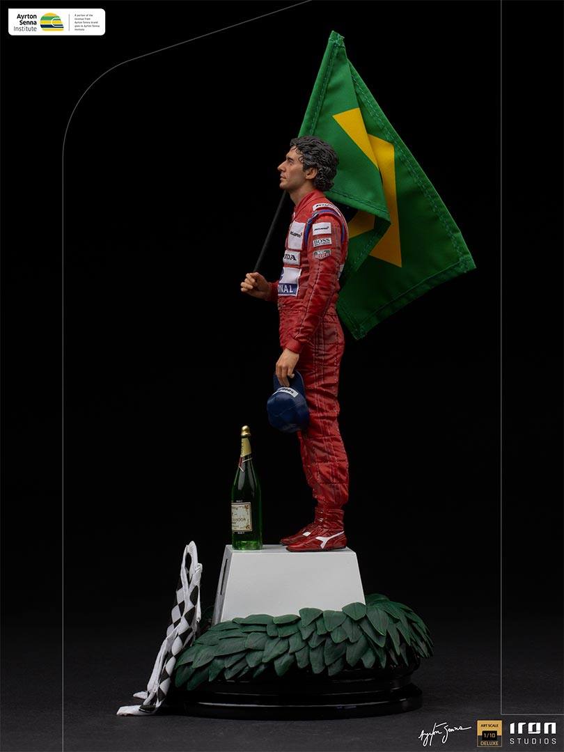 [สั่งจอง]Iron Studios ASENNA39420-10 Deluxe Art Scale 1/10 : Ayrton Senna – GP Brazil 1991