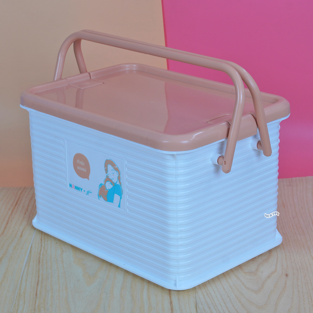 NANNY Munin แนนนี่ กล่องเก็บของ3030MU ลายมุนิน 1 ชิ้นคละลาย