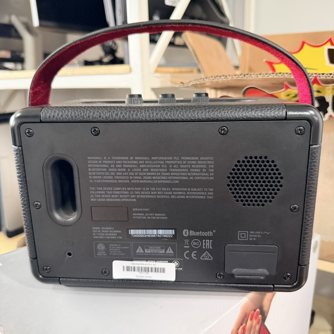 Marshall Kilburn II + AC *** แบตเสีย เสียสายใช้งานได้ปกติเครื่องสวย