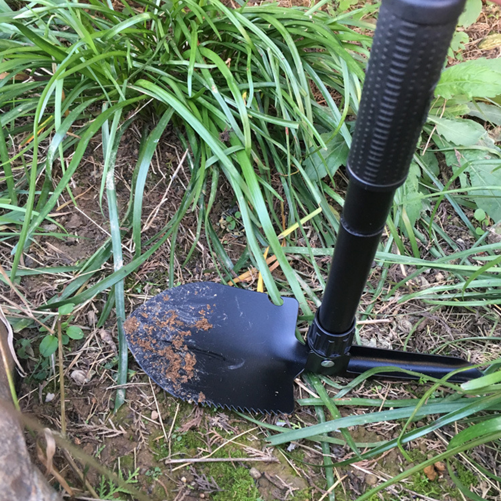 พรั่วเล็กพับได้ แมตทอกขุดดิน ขนาดพกพา ถอดประกอบได้ วัสดุคุณภาพดี มีกระเป๋าพกพาสำหรับเก็บ ดีไซน์สวย