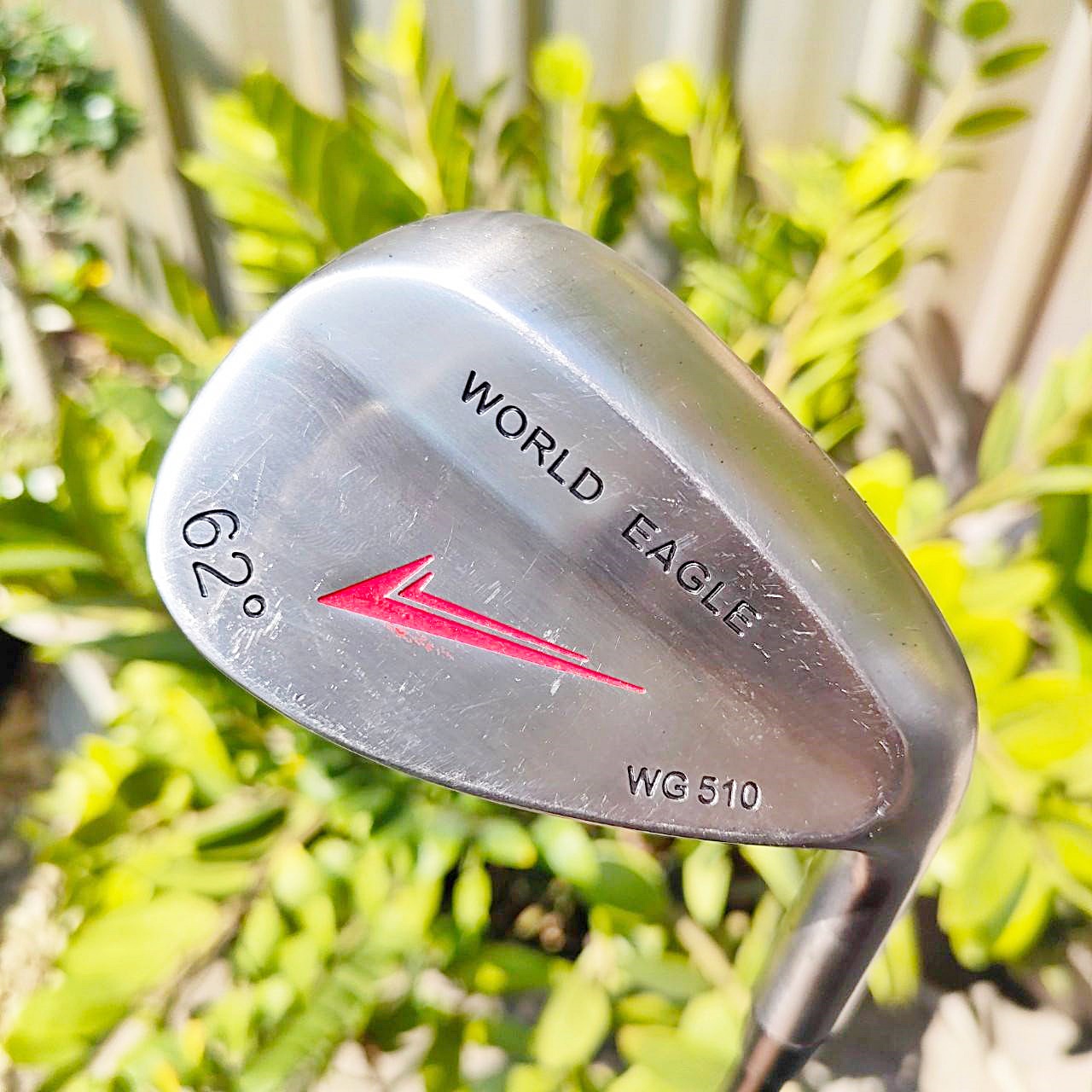 WEDGE WORLD EAGLE WG510 องศา 62 ก้าน CRAZY BLACK FLEX S หน้าโหดแบบสุดๆ ลองดูจากรูป ตกไม่หยุดเอามาคืน ไม้กอล์ฟพรีเมี่ยมมือสอง ของแท้ By NakaraLuxurious