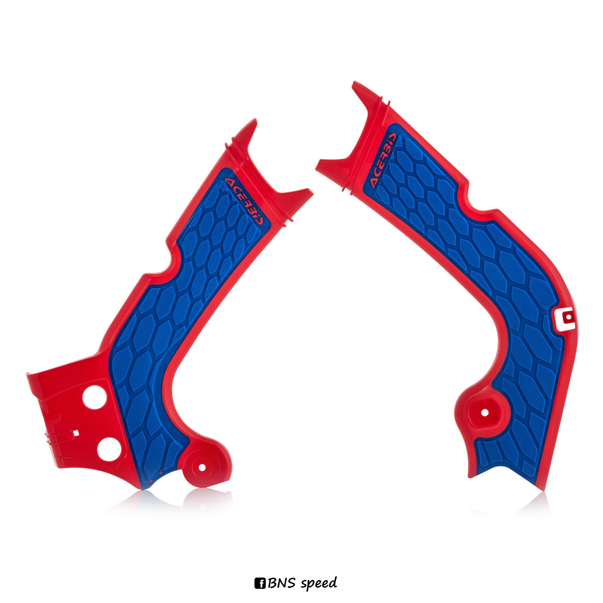 การ์ดเฟรม Acerbis X-Grip CRF250R/RX 18-19 CRF450RL 2021 น้ำเงินแดง