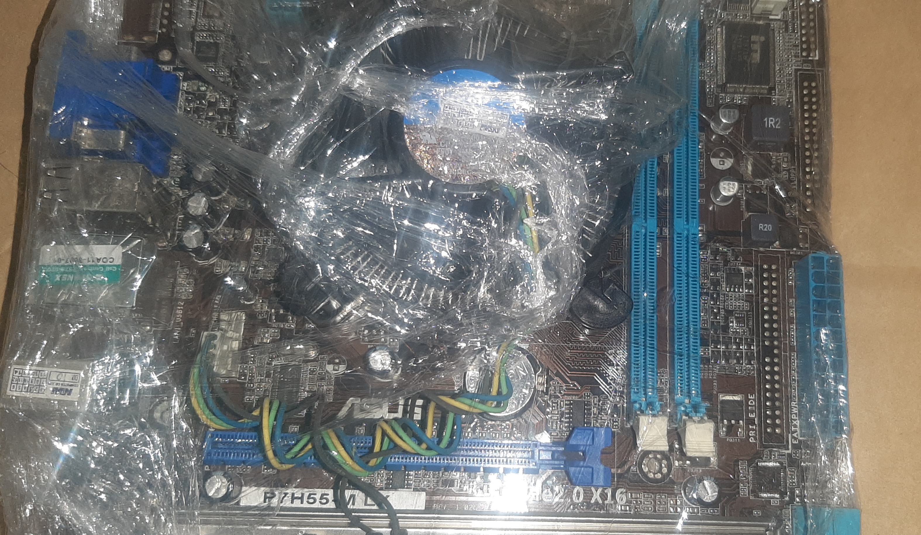 เมนบอร์ด P7H55-MLX(LGA1156) รองรับ CPU Core i Gen1 มือสองประกันดี