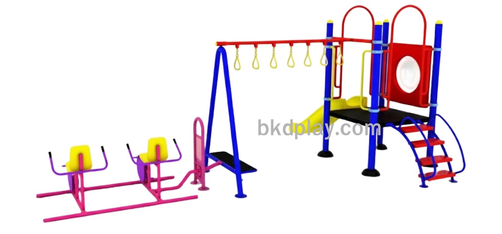 ชุดหอสไลด์ 80 + ห่วงโหน+จักรยานบัดดี้, เครื่องเล่นสนามกลางแจ้ง , เครื่องเล่นสนามแบบเหล็ก, OutdoorPlayground, ราคาโรงงาน สินค้าสั่งผลิต 10-20 วัน