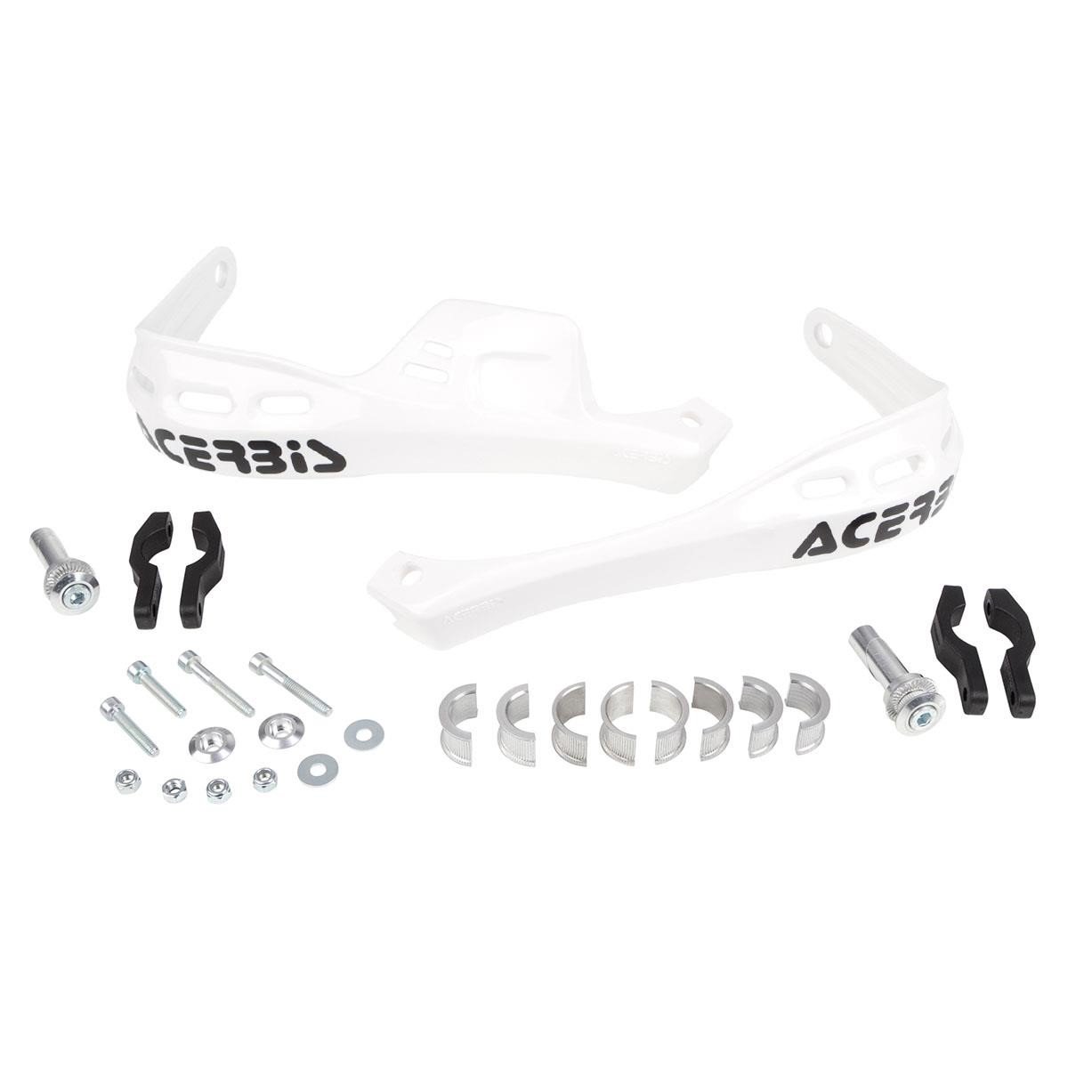 การ์ดแฮนด์ Acerbis Rally Brush - สีขาว
