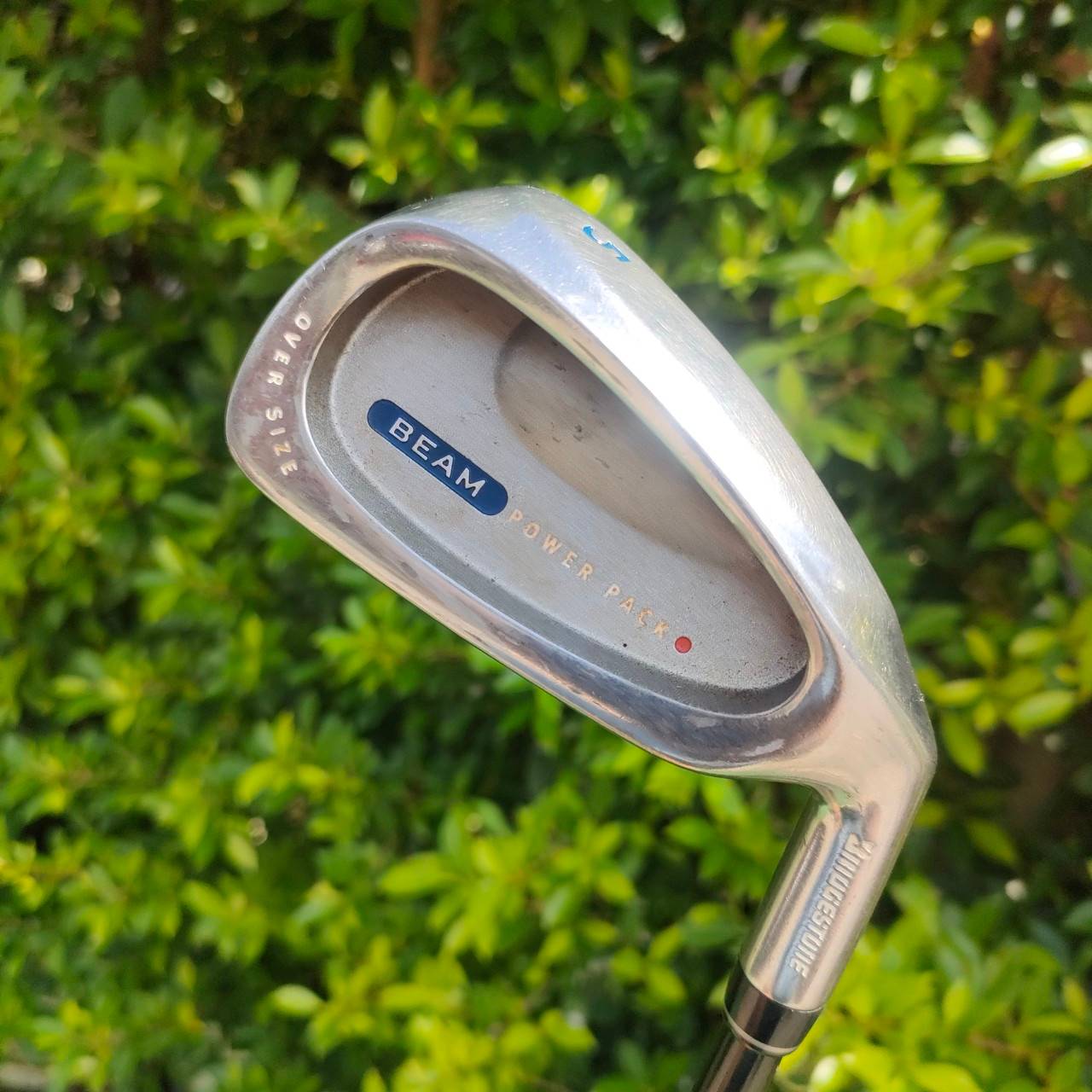 ชุดเหล็ก BRIDGESTONE BEAM POWER PACK มีเหล็ก 5-9 เเละ P/S PA SW ก้าน BEAM POWER PACK FLEX R ใบใหญ่ OVER SIZE ตีง่ายมาก วัสดุดี!! ไม้กอล์ฟมือสอง ของแท้ BY NakaraLuxurious