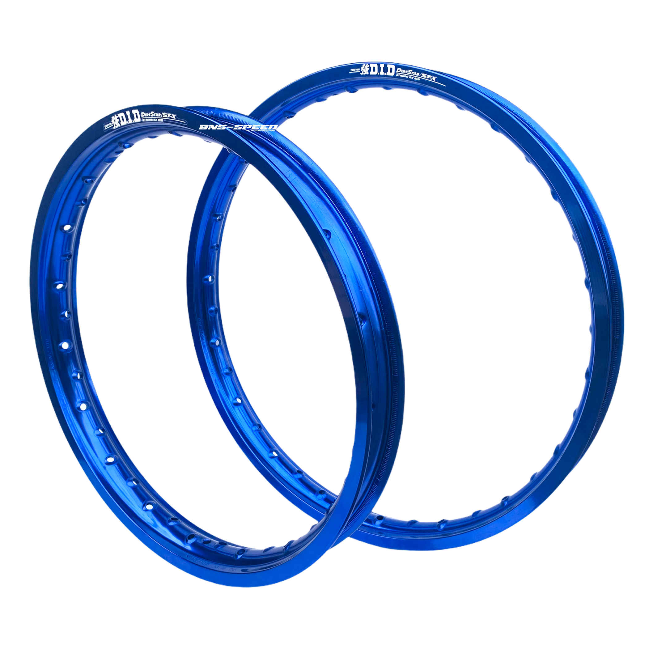 ขอบล้อ DID DirtStar ST-X 21x1.60+19x1.85 Yamaha YZ/YZF Motocross Model - Blue