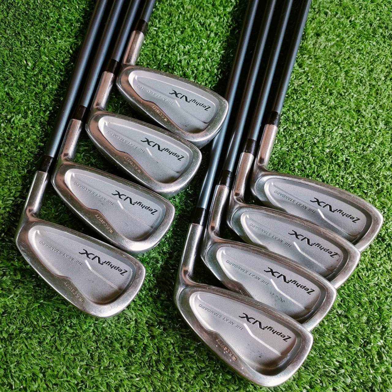 ชุดเหล็ก MIZUNO ZEPHYR NX ก้าน ZEPHYR NX FLEX R สภาพสวยเดิมทุกชิ้น MADE IN JAPAN เป็นชุดเหล็กตีง่าย ตีไกล ไม้กอล์ฟพรีเมี่ยมมือสอง ของแท้ By NakaraLuxurious