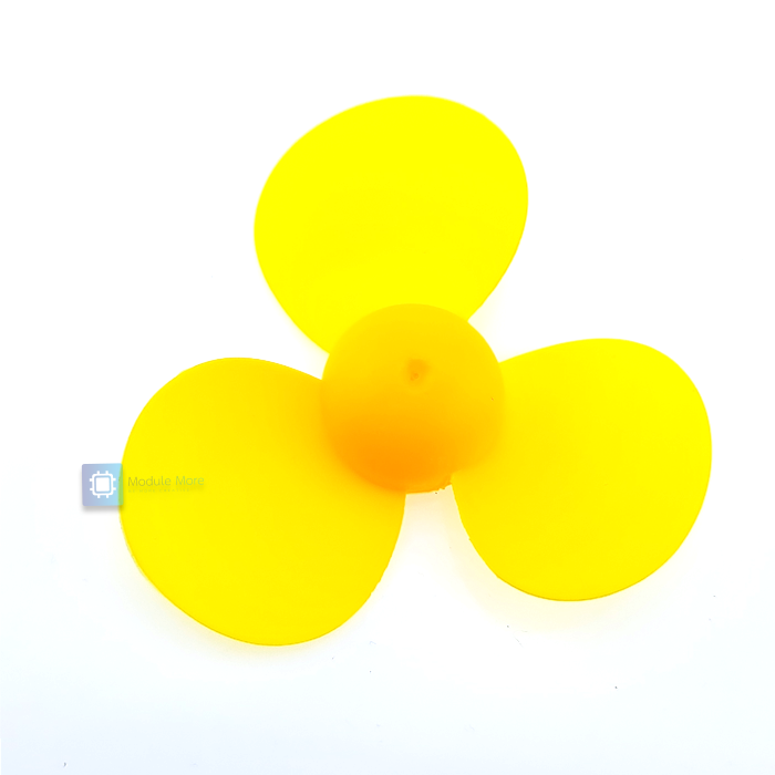 ใบพัดลมอ่อนขนาด 72mm สำหรับแกนมอเตอร์ 2mm