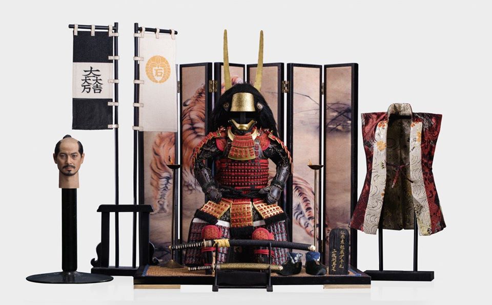 [สั่งจอง]POPTOYS EX029 1/6 Red armor and accessories package : Ishida Mitsunari