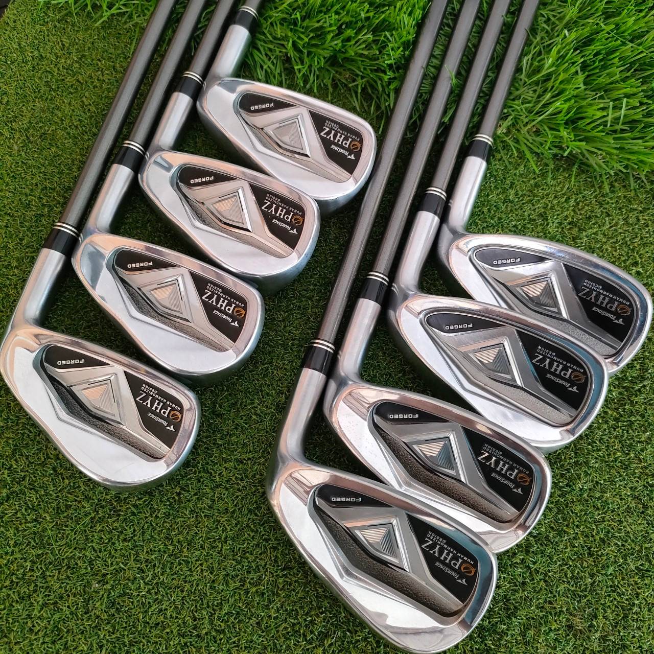 ชุดเหล็ก TOURSTAGE PHYZ FORGED มีเหล็ก 4- 9 PW P/S ชุดใหญ่สุด 8 ชิ้น เป็นชุดเหล็ดที่ดีที่สุด และพรีเมี่ยมสูงสุด ของแบรนด์ TOURSTAGE ตีไกล นุ่มจัดๆ