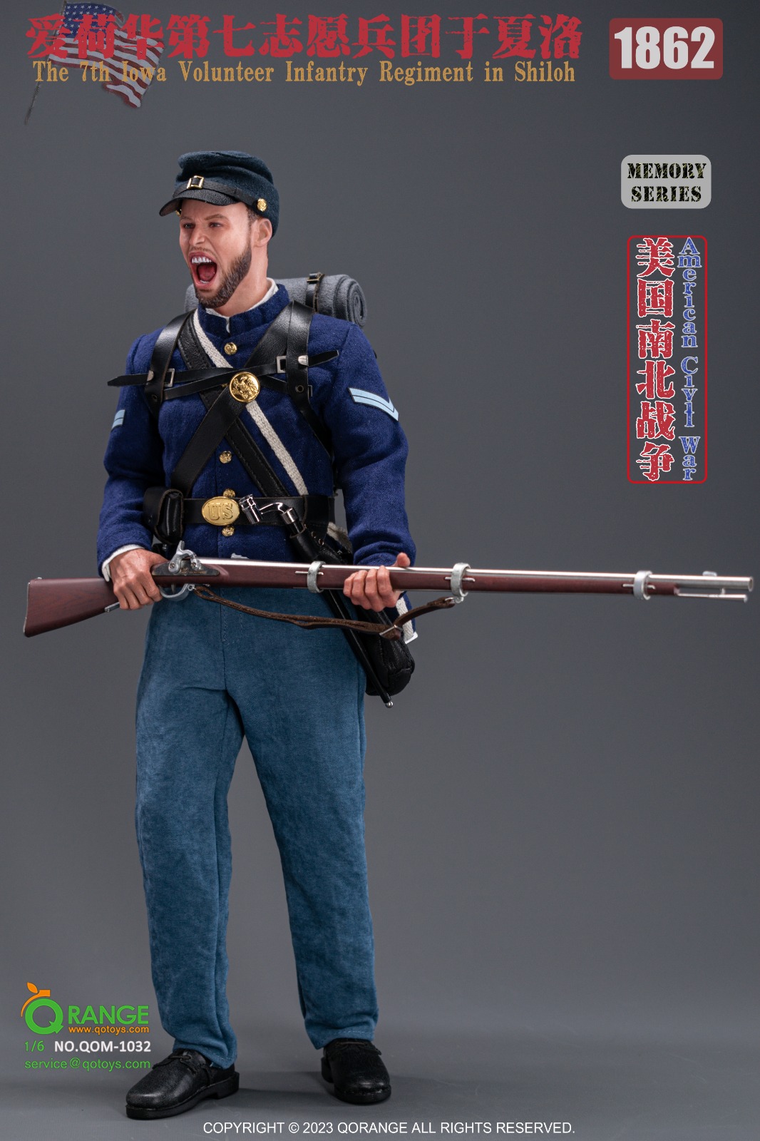 [สั่งจอง]QORANGE QOTOYS 1/6 - QOM-1031 1/6 French Napoleonic Foot Grenadiers of the Imperial Guard 1812
