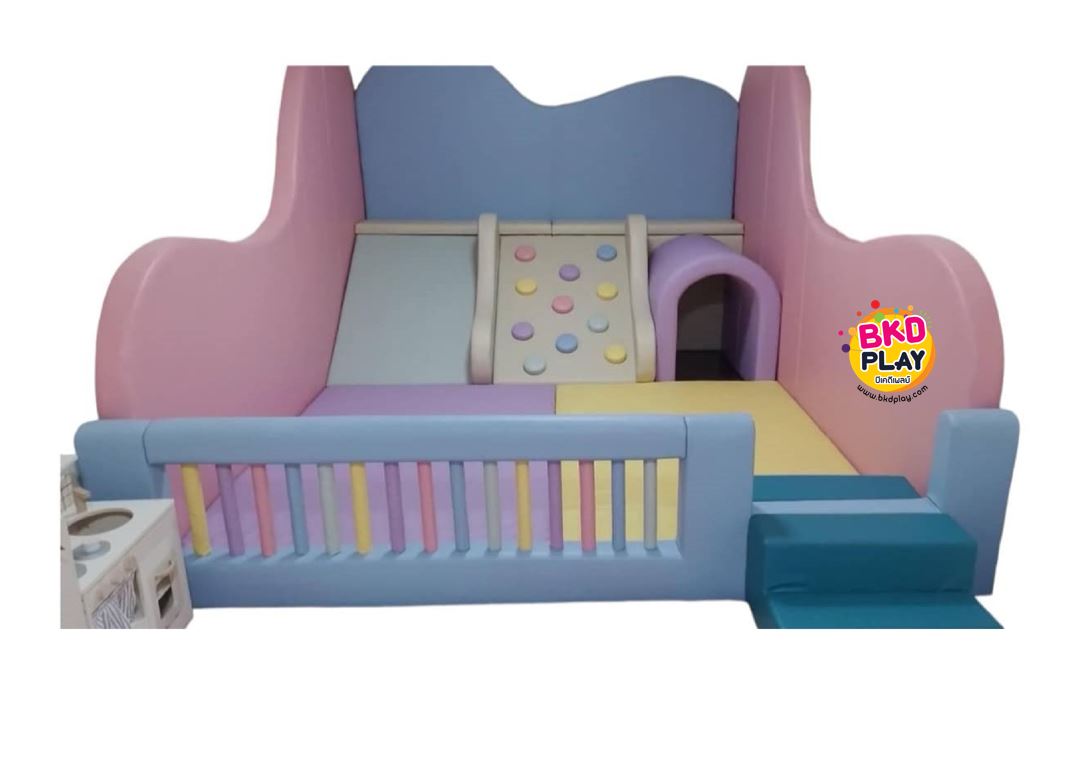 บ้านบอลคลื่นหรรษาพร้อมปีนป่ายอุโมงค์ แถมลูกบอล1500ลูก, มีผนังกันกระแทก kidszone ,สวนสนุกในร่ม ,เบาะหนังนุ่มนิ่ม softplay, indoor playground ,รับสั่งทำบ่อบอล ผลิตห้องบอลเด็ก ตามขนาด
