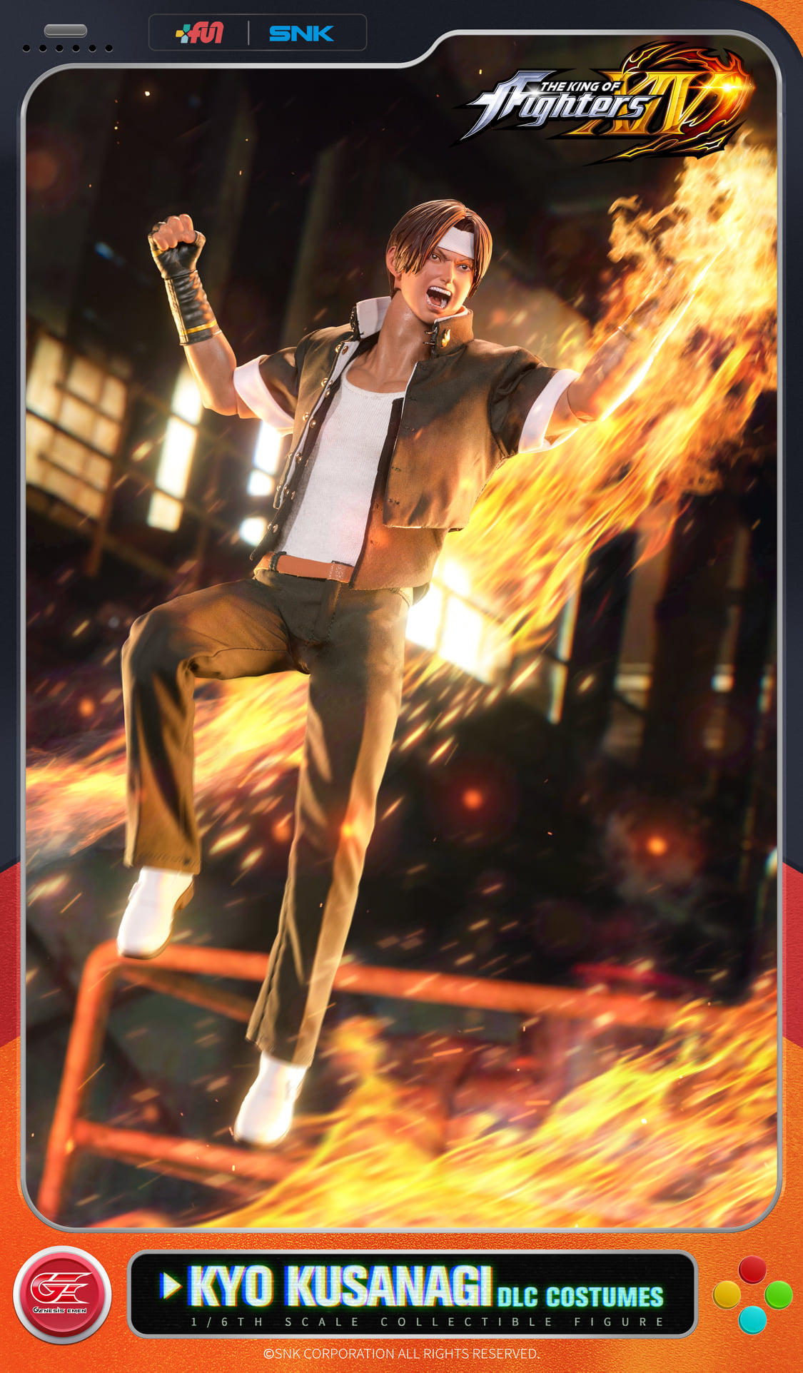 [สั่งจอง]Genesis Emen KOF-KY02 1/6 : King of Fighters XIV - Kyo Kusanagi