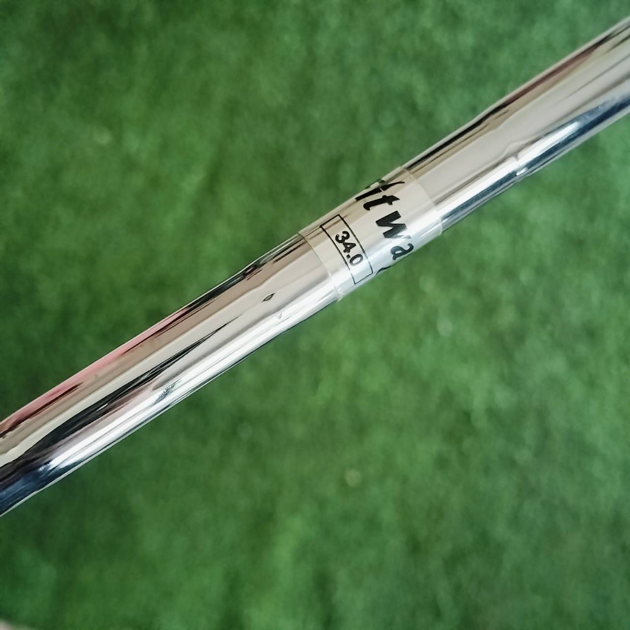 PUTTER FITWAY ทรงมอลเล็ต ความยาว 34 นิ้ว สภาพสวยเดิม เป็นแบบบล๊านซ์ TOE - HEEL พัตต์ง่ายมาก นิ่งมาก ชดเชยสูง ไม้กอล์ฟพรีเมี่ยมมือสอง ของแท้ By NakaraLuxurious