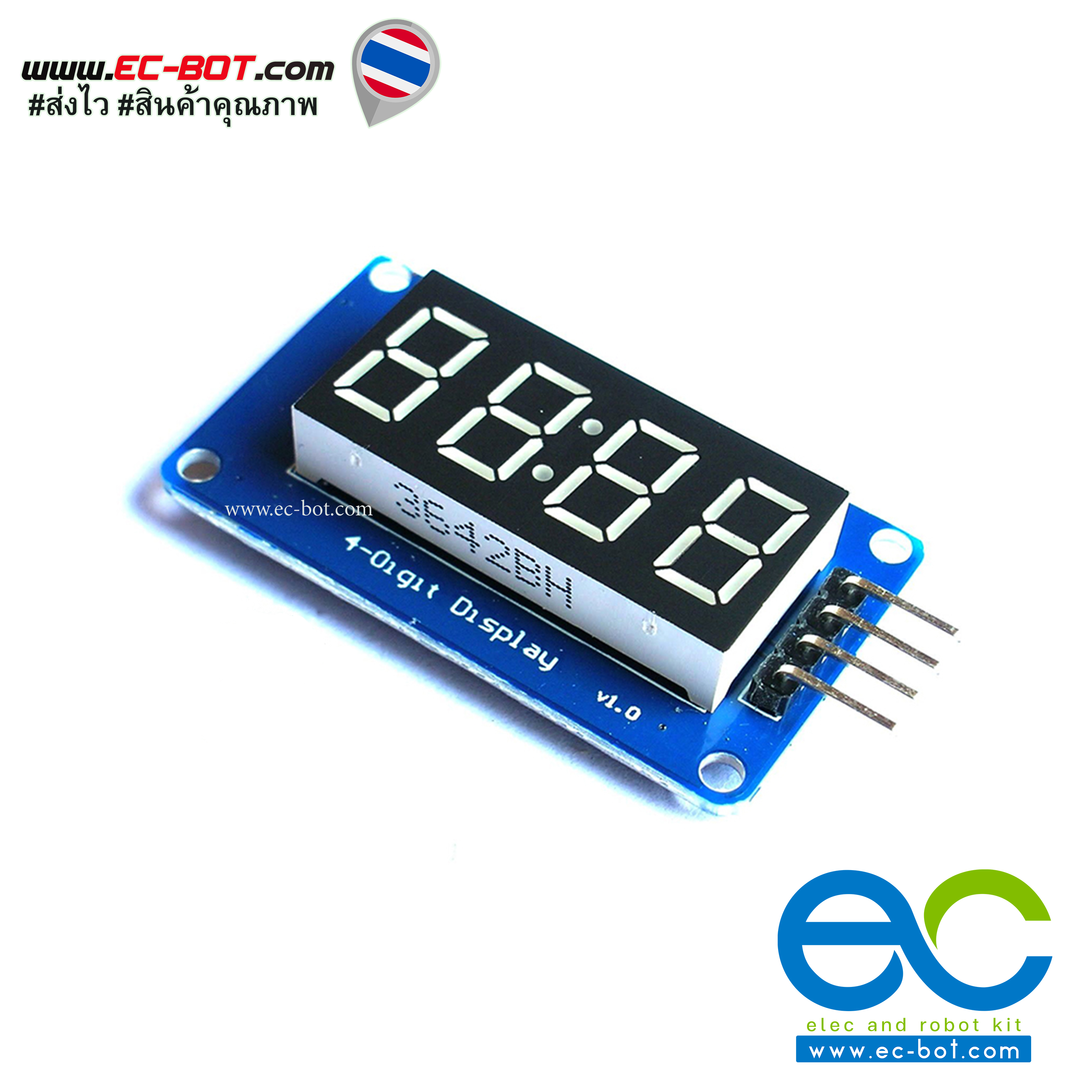 LED 4x7 Segment Display Module TM1637
