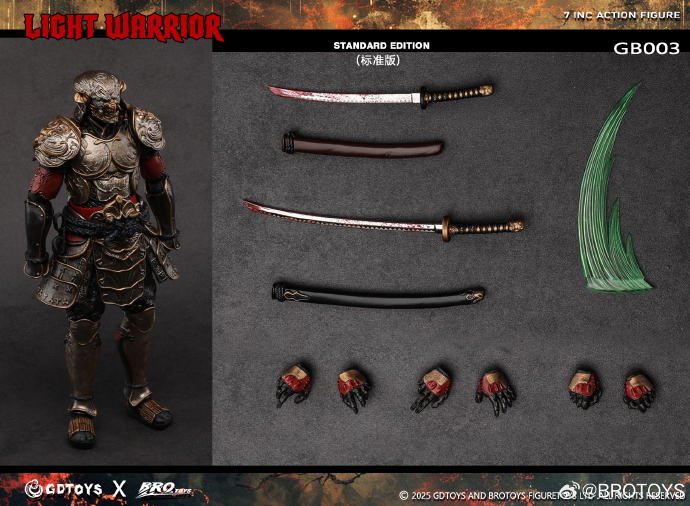 [สั่งจอง] BROTOYS x GDToys GB003 1/12 : Lighth Warrior (17.5Cm)