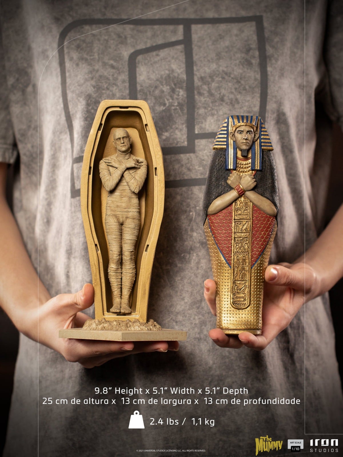 [สั่งจอง]Iron Studios 1/10 : Universal Monsters - The Mummy