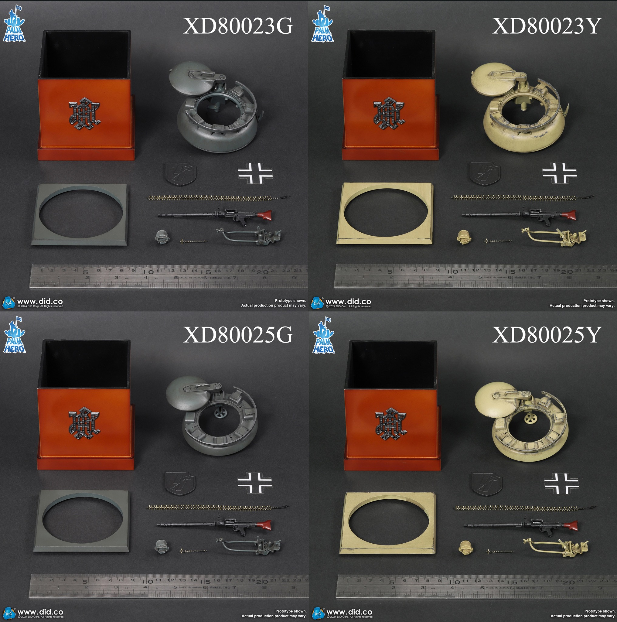 [สั่งจอง] DID 1/12 : Palm Hero Series-Panther Tank Diorama