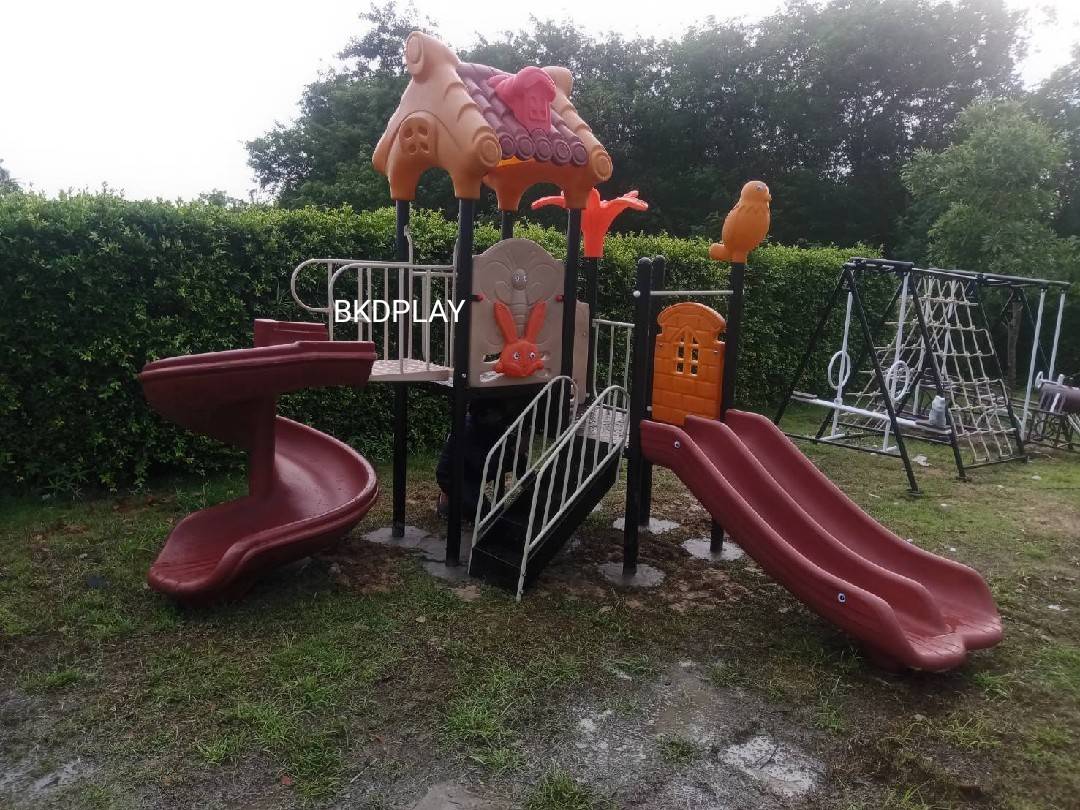 เครื่องเล่นสนามกลางแจ้ง ชุดหลังคาน้ำตาลคลาสิก ,สไลเดอร์ ,OutdoorPlayground ,IndoorPlayground, สินค้าพร้อมส่ง คิดค่าส่งตามจริง สินค้าราคาโรงงาน