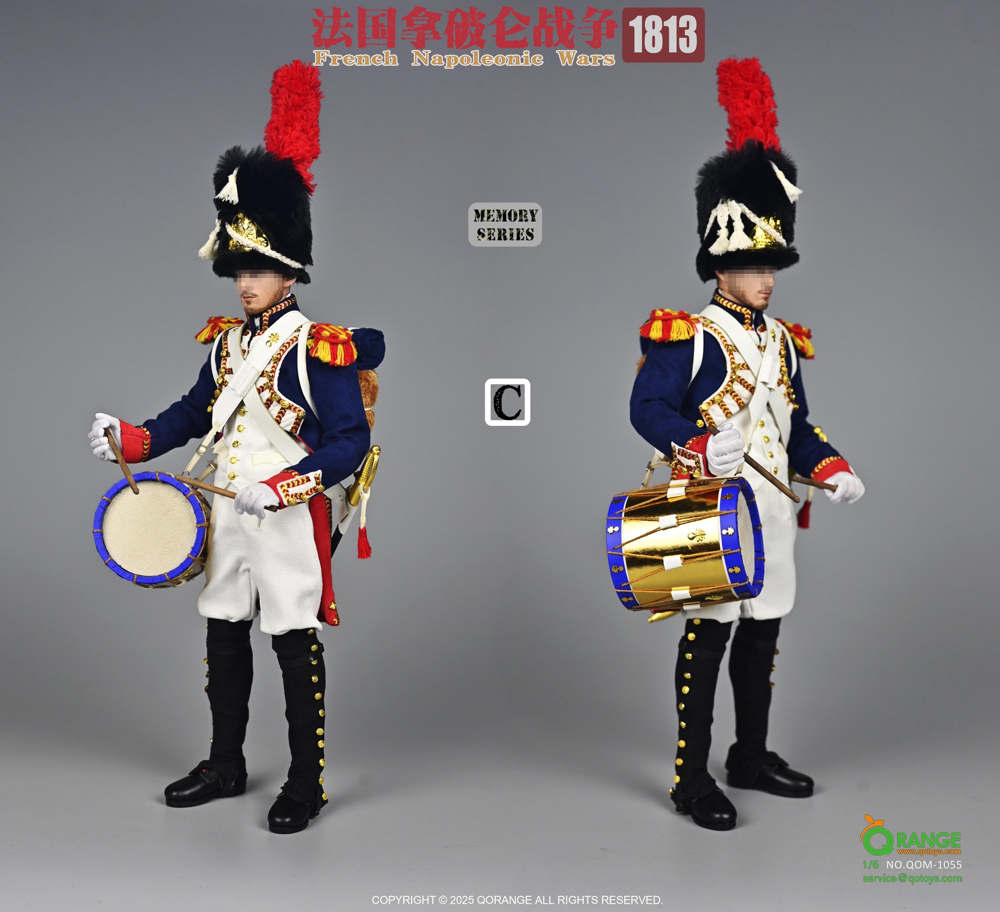 [สั่งจอง]QORANGE QOTOYS 1/6 Memory Series Napoleonic Wars France 1813 Accessory Set