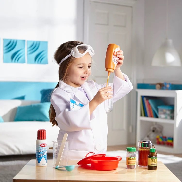 นักวิทยาศาสตร์ ฟรีไซส์ 3-6 ขวบ สูง 100-135 cm Melissa & Doug Role Play Costume Scientist รุ่น8536 ของเล่นเสริมพัฒนาการเด็ก
