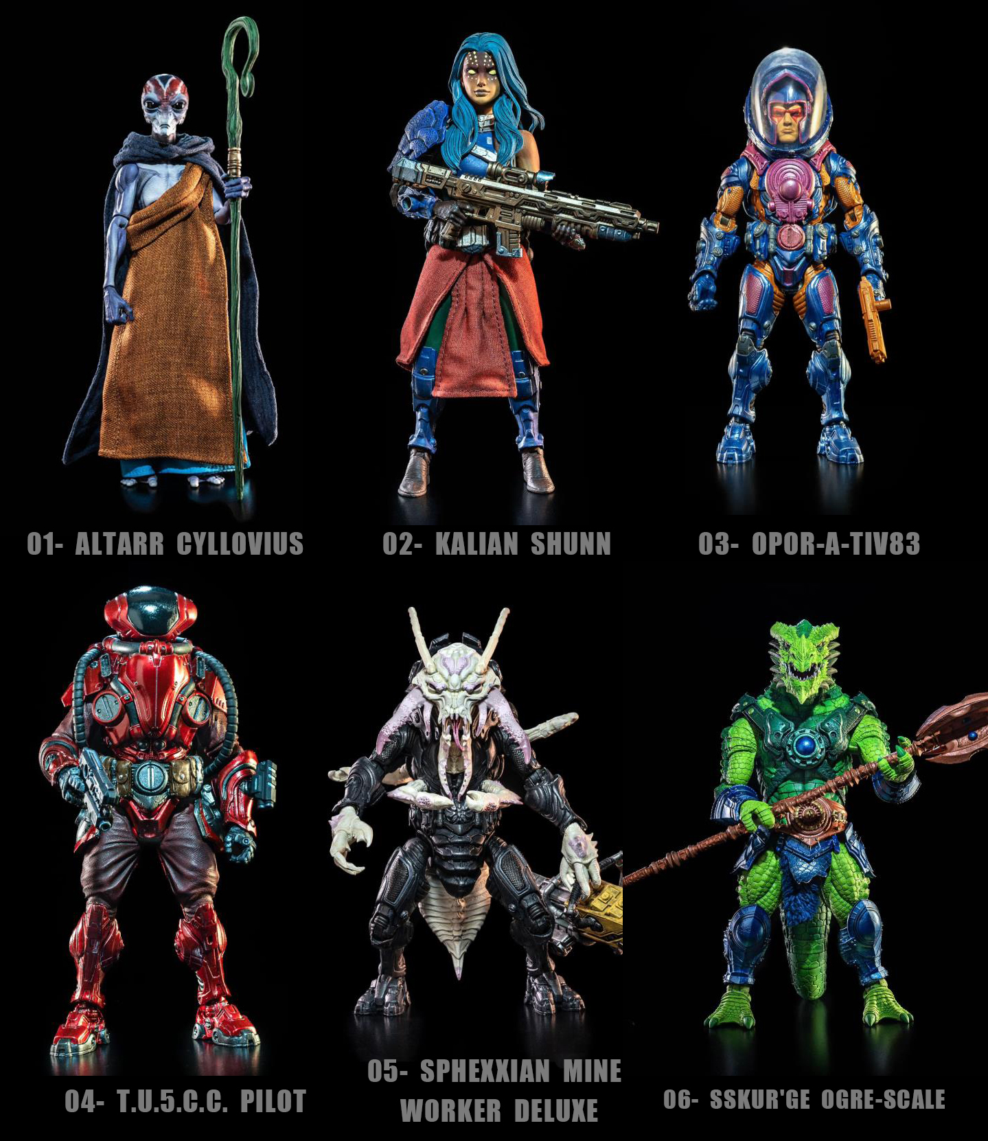 [พร้อมส่ง] FOUR HORSEMEN : Cosmic Legions 6"- Outpost Zaxxius มีให้เลือก 7 แบบ