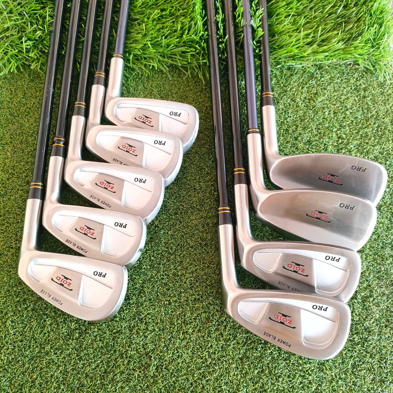 ชุดเหล็ก MIZUNO ZOID POWER BLADE PRO มีเหล็ก 3 - 9 SW FW สภาพสวยมาก ตีดีมาก ก้านกราไฟต์ TI-LIGHT FLEX R พรีเมี่ยมญี่ปุ่น!!! .