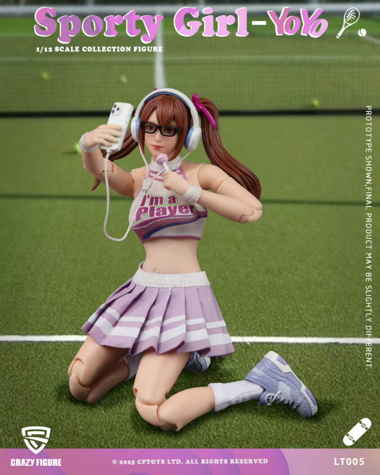 [สั่งจอง]CRAZY FIGURE LT005 1/12 : Sports Girl-Youyou