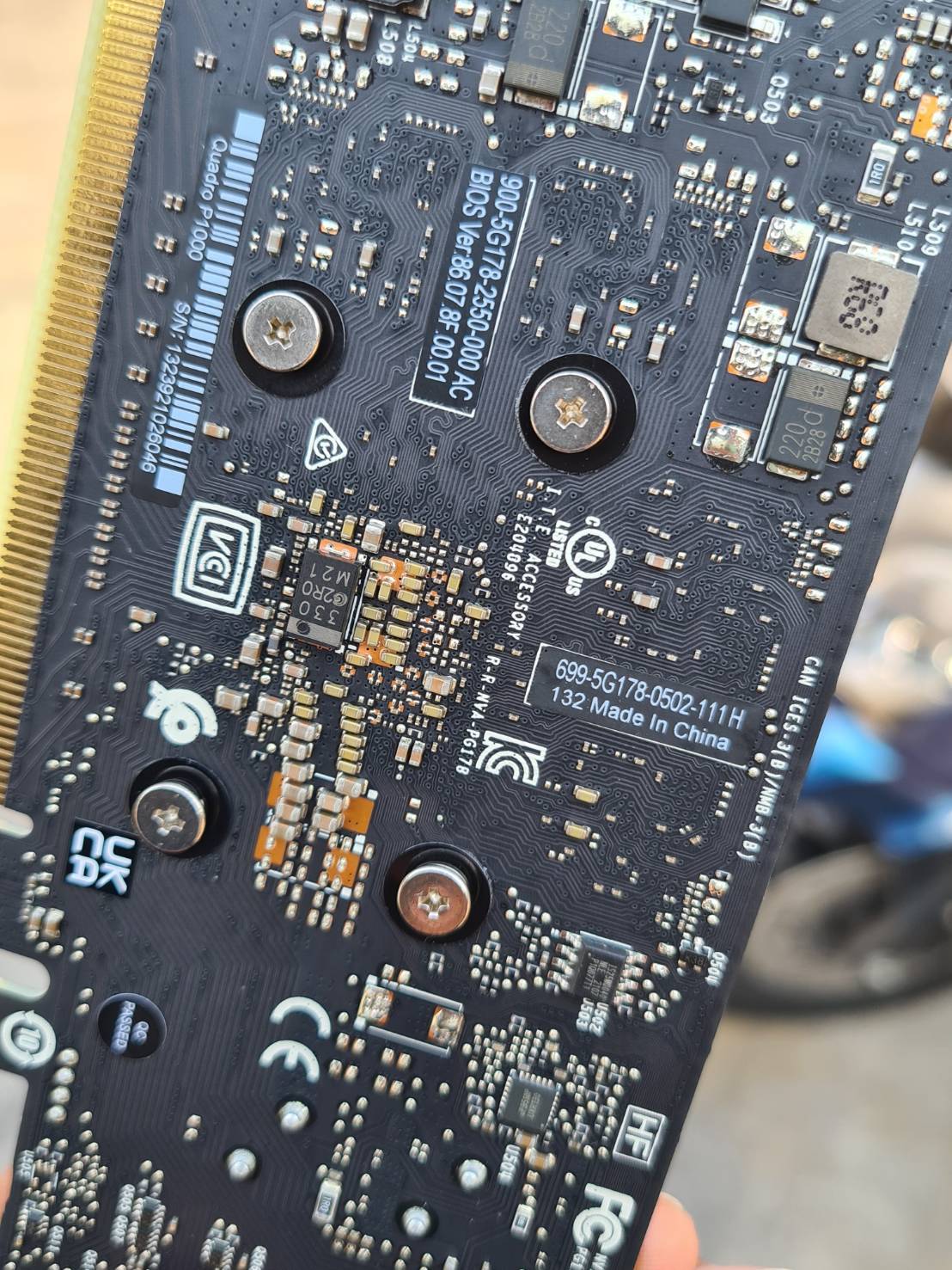 QUADRO P1000 4GB GDDR5