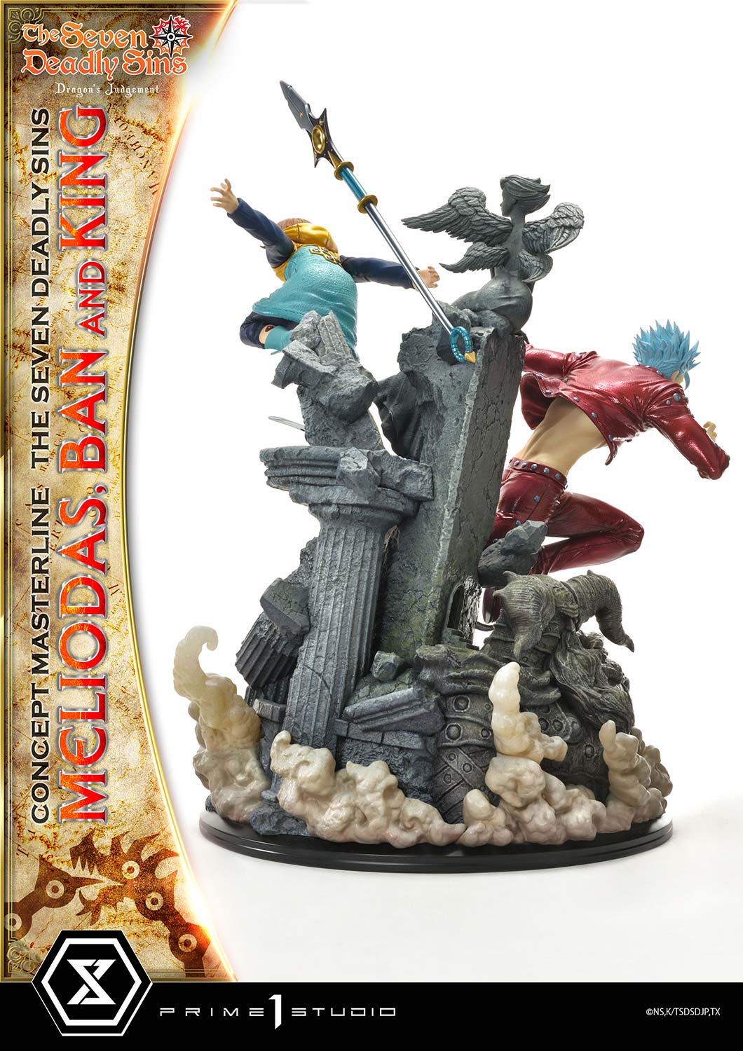 [สั่งจอง]Prime 1 Studio : Meliodas, Ban, and King (The Seven Deadly Sins)