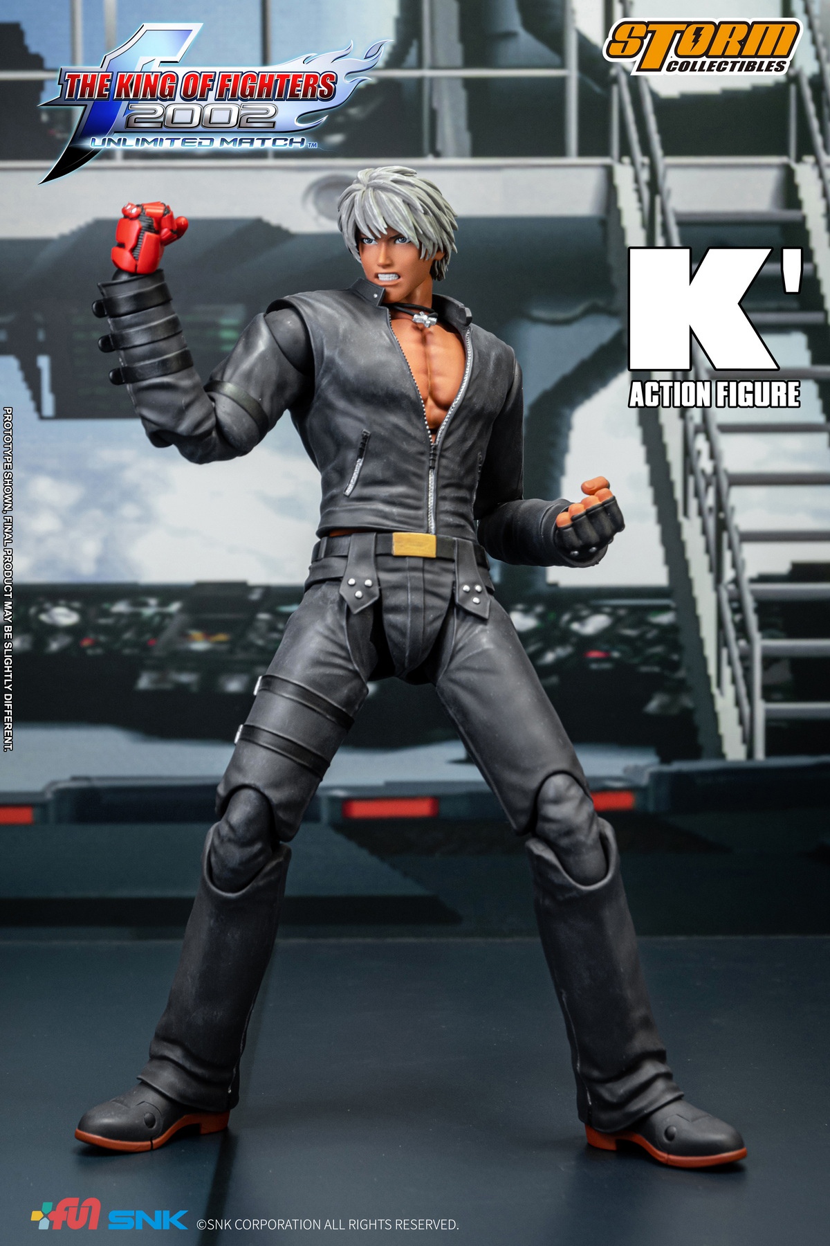 [สั่งจอง] Storm Toys SKKF10 1/12 : King of Fighters - K'