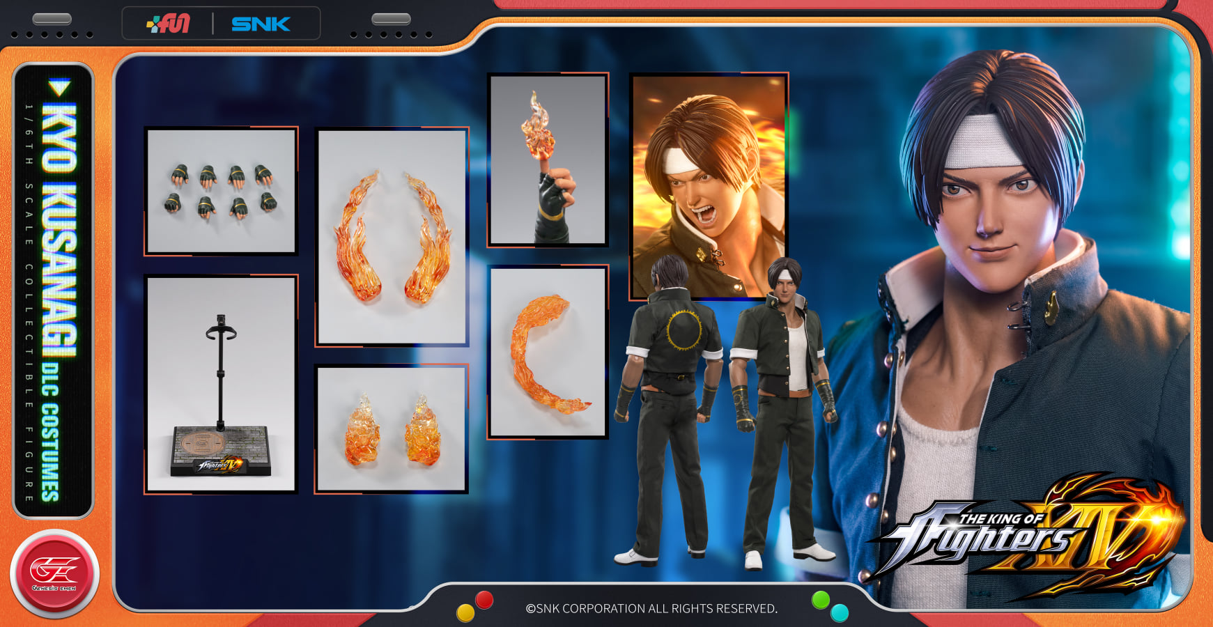 [สั่งจอง]Genesis Emen KOF-KY02 1/6 : King of Fighters XIV - Kyo Kusanagi