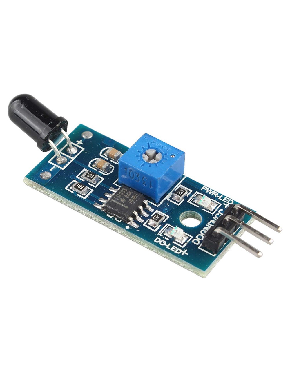 โมดูลตรวจจับไฟ Flame sensor module 4 pin (analog / digital)