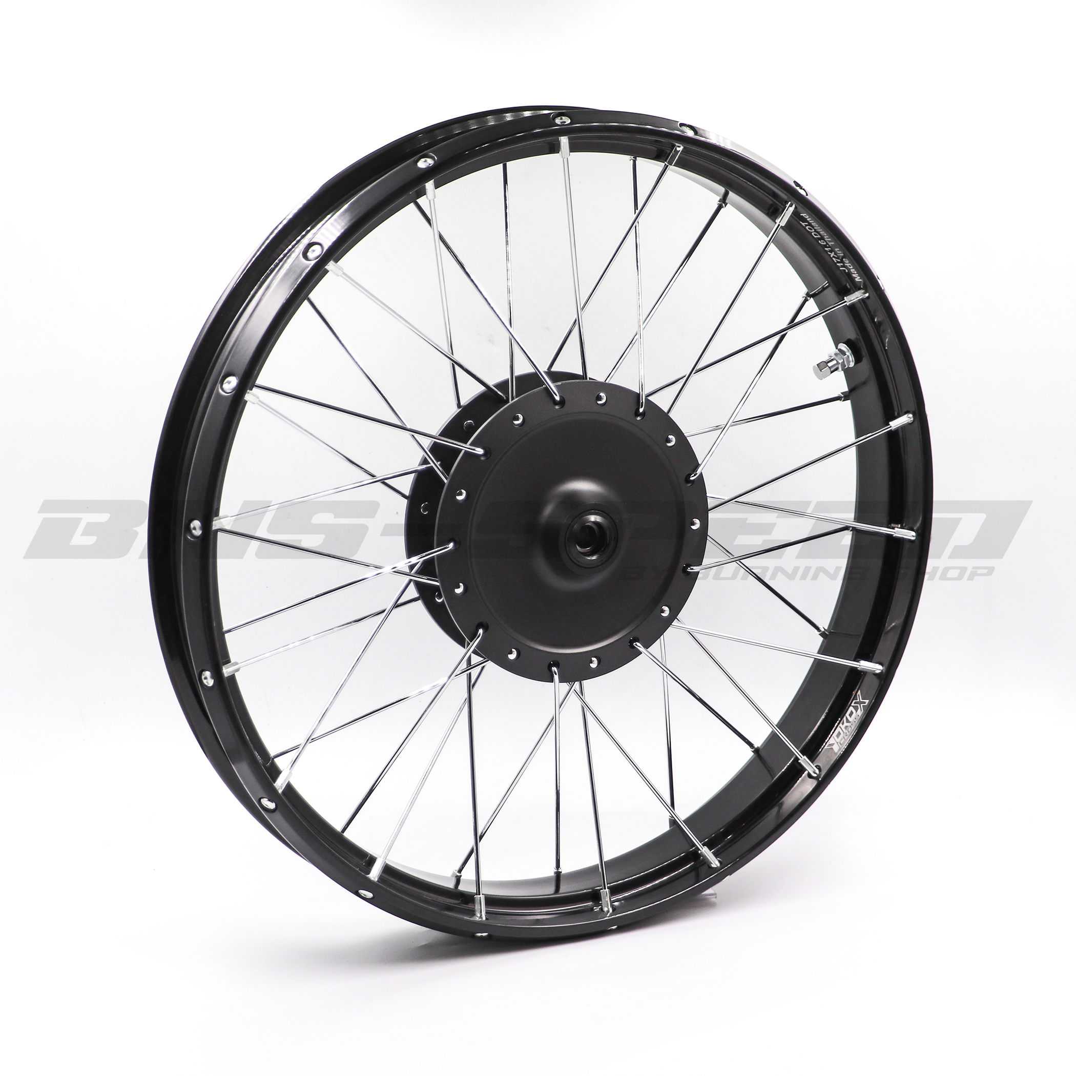 ชุดล้อ Yoko CrossX Tubeless CT125 - สีดำเงา