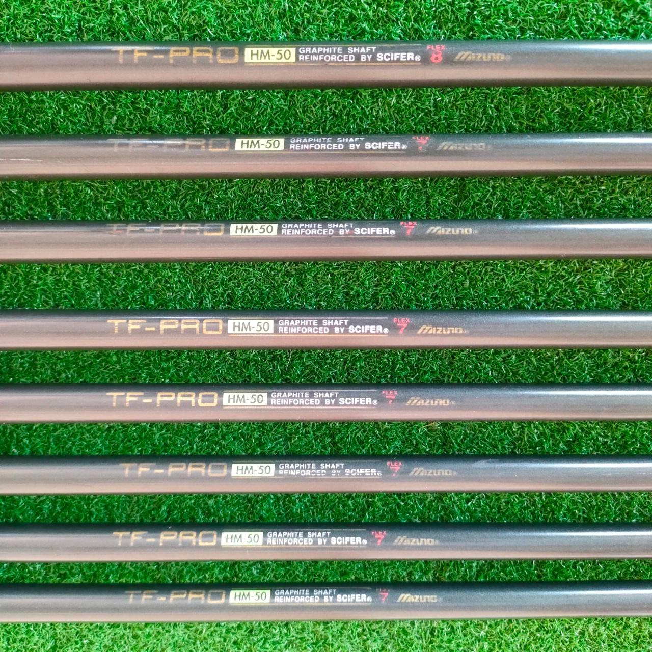 ชุดเหล็ก MIZUNO NOTUS SYNCKRO TURN 52 มีเหล็ก 5-9 เเละ PW FW SW ก้าน TF-PRO HM-50 FLEX 7 MADE IN JAPAN