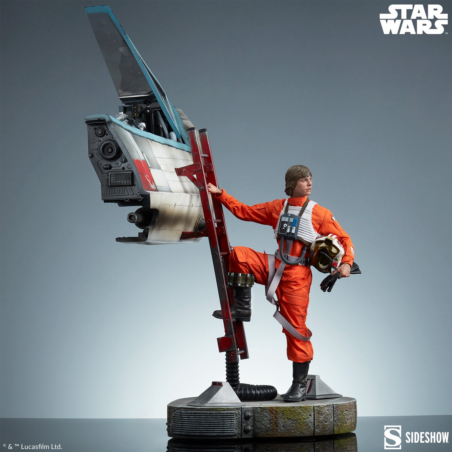 [สั่งจอง]Sideshow : Luke Skywalker & X-Wing: Red Five, Standing By Premium Format