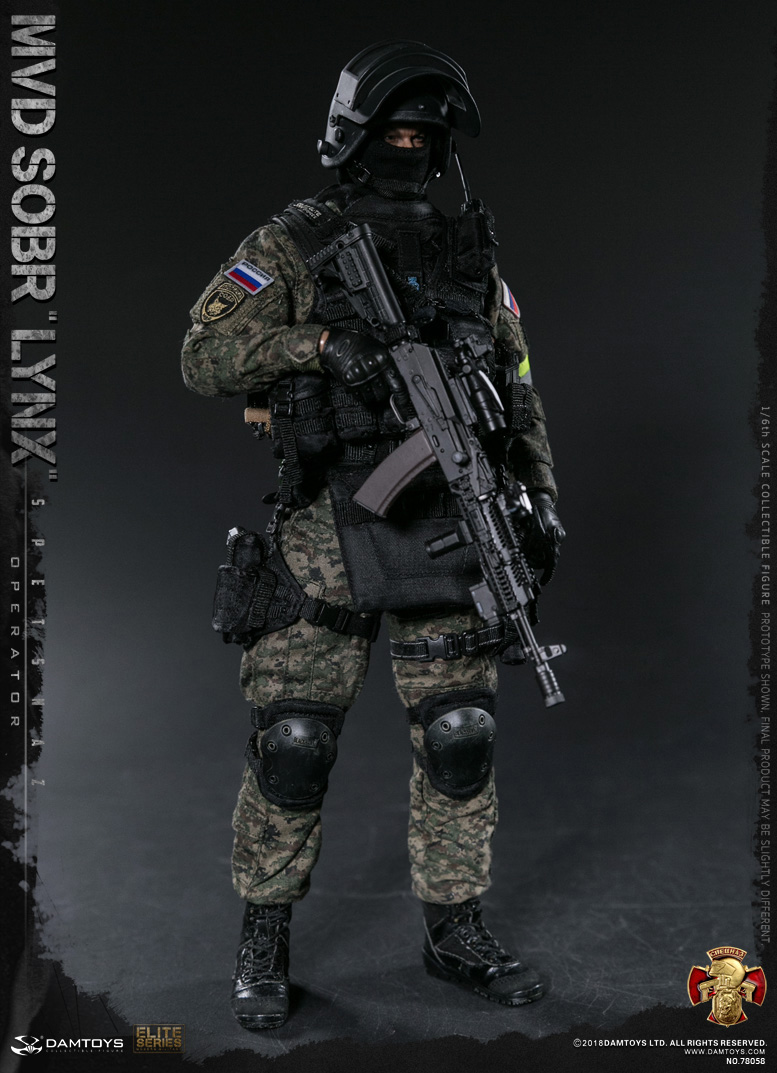 [สั่งจอง]DAMTOYS 78058 RUSSIAN SPETSNAZ MVD - SOBR LYNX