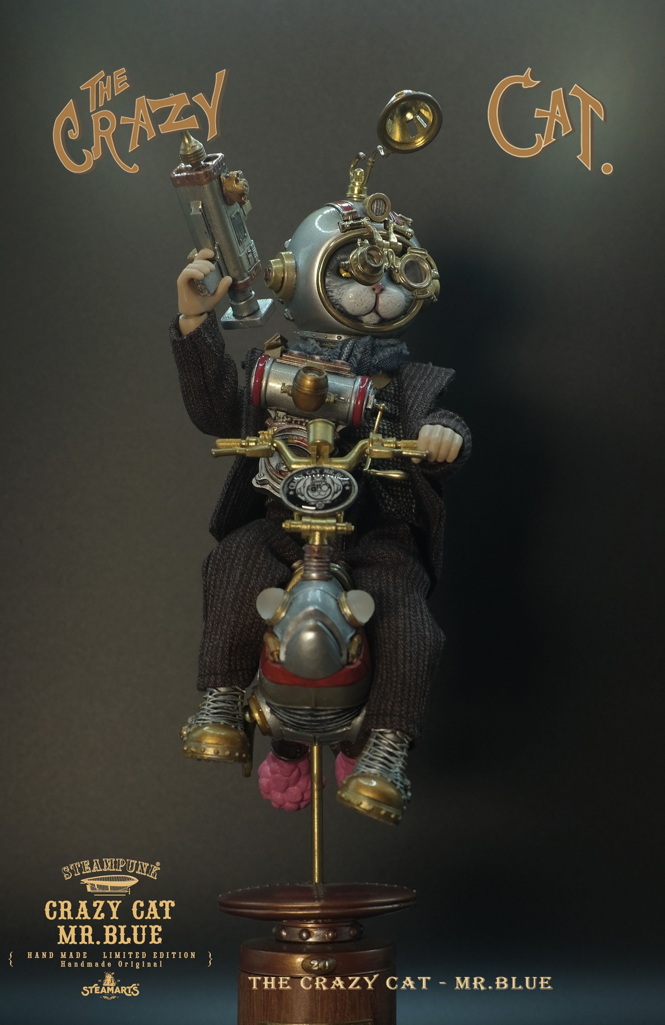 [สั่งจอง] STEAMARTS SA2024Q1201 1/6 : Steampunk Crazy Cat Mr.Blue Child Body