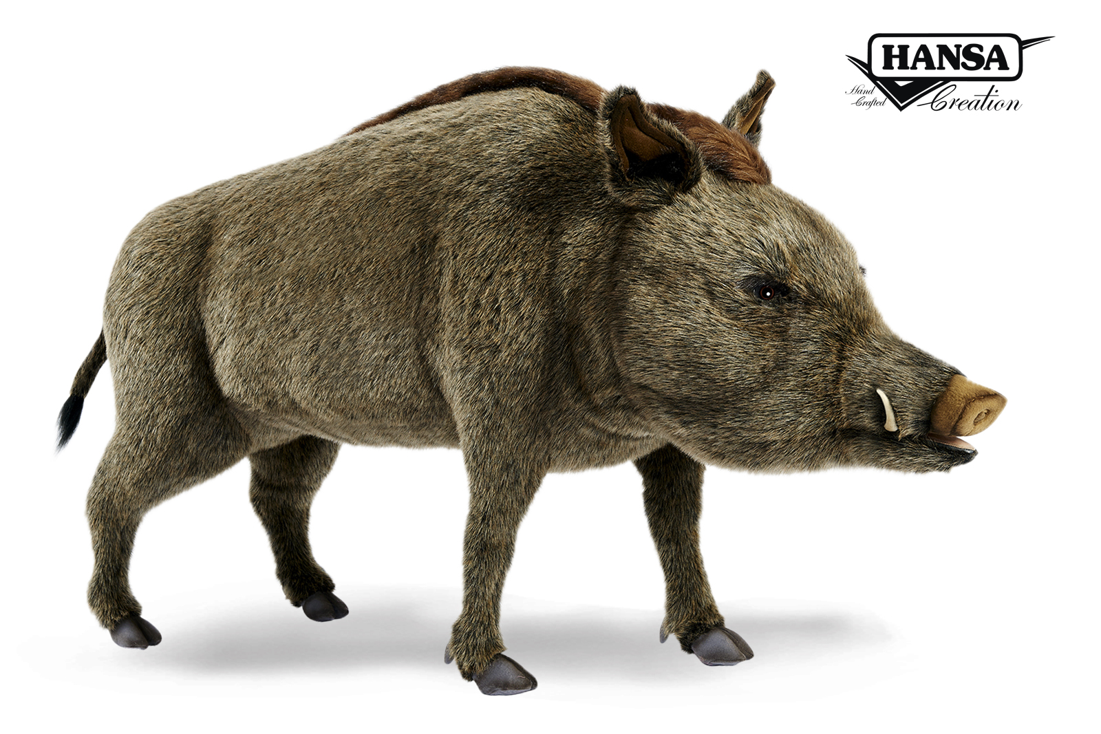 4334 Wild Boar Standing 145 cm. L